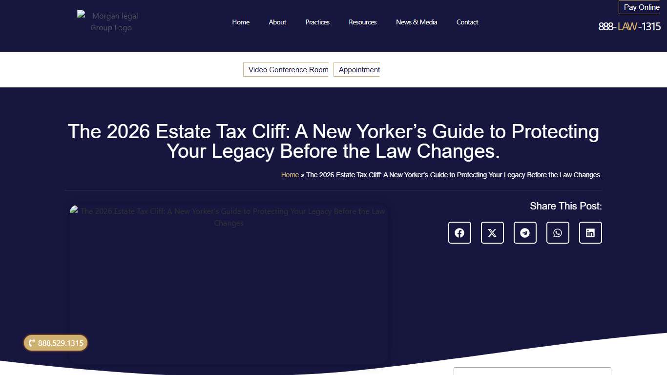 The 2026 NY Estate Tax Cliff: Your Guide